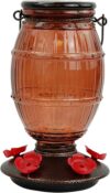 Perky-Pet Prohibition Top-Fill Glass Hummingbird Feeder 9106-2