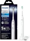PHILIPS ProtectiveClean Rechargeable Electric Toothbrush, White/Grey