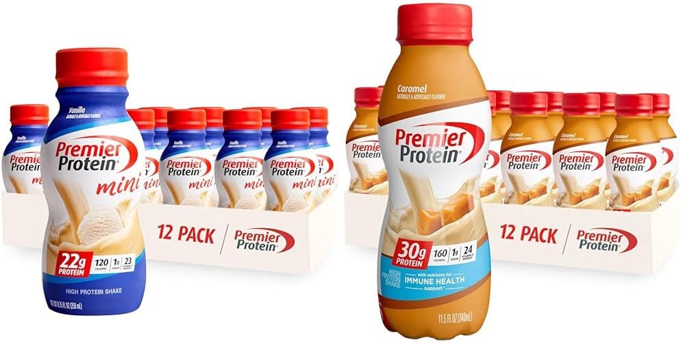 Premier Protein Protein Shake Minis, Vanilla, 22g Protein
