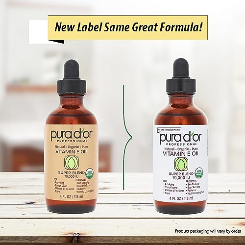 PURA D'OR Organic Vitamin E Oil Blend 70,000 IU - Image 2