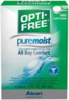 Opti-Free Pure Moist Multi-Purpose Disinfecting Solution, 2 oz (Pack of 3)