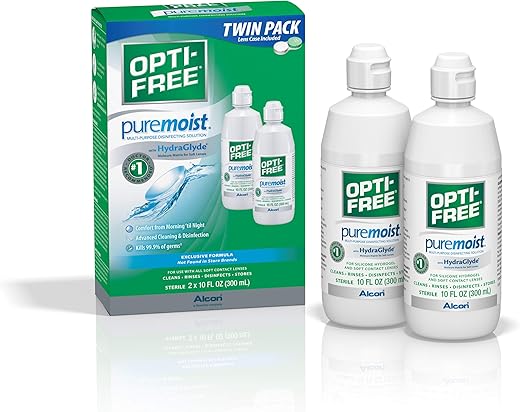 Opti-Free Puremoist Disinfecting Solution With Lens Case