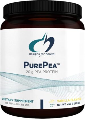 Designs for Health PurePea Vegan Pea Protein Vanilla Mix