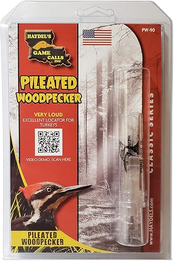 Haydel's Game Calls Inc. PW-90 Pileated Woodpecker Turkey Locator Call
