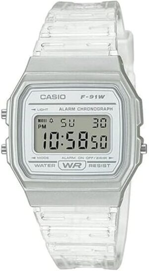 Casio Quartz Watch With Resin Strap (Model: F-91WS-7CF)