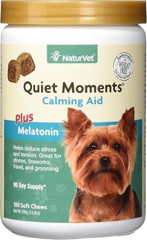 NaturVet Quiet Moments Calming Aid Soft Chews
