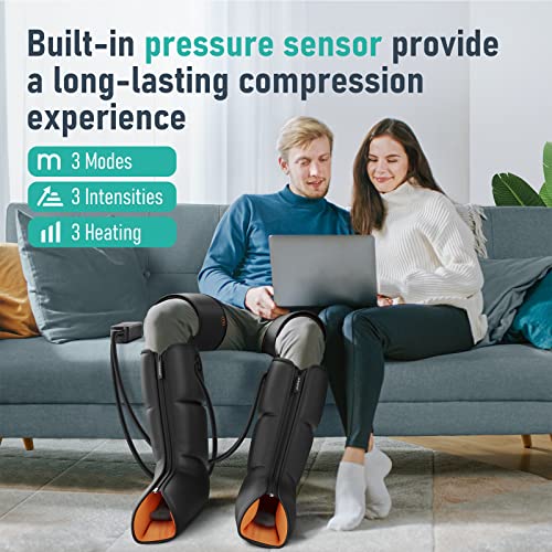 QUINEAR Leg Massager With Heat And Compression Therapy - Image 4