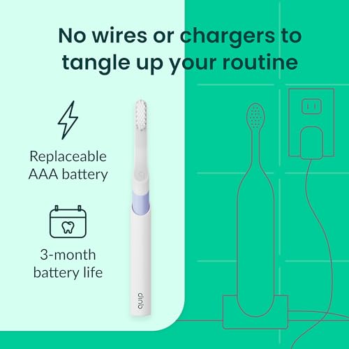 Quip Sonic Toothbrush With Timer And Travel Cover - Image 4