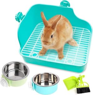 PINVNBY Rabbit Litter Box For Cage