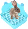 LIZEALUCKY Rabbit Litter Box Toilet, Plastic Square