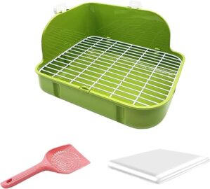 Hamiledyi Rabbit Toilet Potty Trainer Corner Box