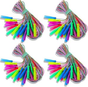 Honoson Rainbow Jump Rope Bulk Gift 7.8ft