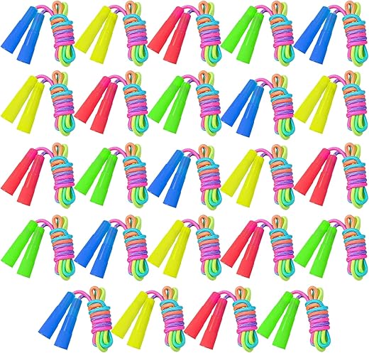 Elcoho Rainbow Jump Rope Set 7.2 Feet