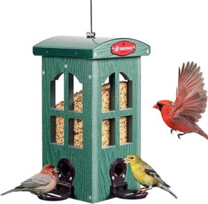 Kingsyard Rainproof Recycled Plastic Bird Feeder