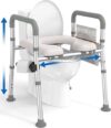HOMLAND Raised Toilet Seat With Handles