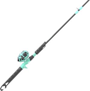 Zebco Rambler Fishing Reel & Rod Combo, Durable Fiberglass