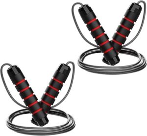 Ayxcsa Rapid Speed Jump Rope With Foam Handles