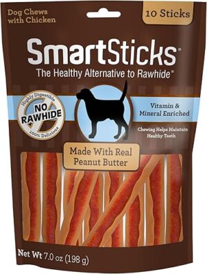 SmartBones Rawhide-Free Dog Chews With Real Meat