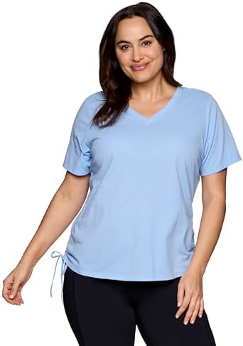 RBX Women's Cotton Blend V-Neck T-Shirt - Image 4