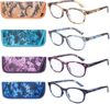 EYEGUARD Reading Glasses 4 Pack Fashion Readers