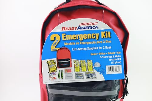Ready America 72 Hour Emergency Kit, 2-Person Backpack - Image 2