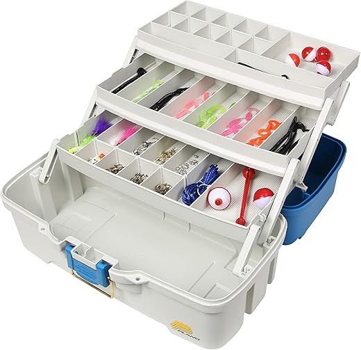 Plano Ready-Set-Fish Tackle Box, Aqua Blue