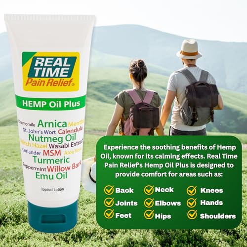 Real Time Pain Relief Hemp Oil Plus - 4oz Tube Advanced Formula - Image 3