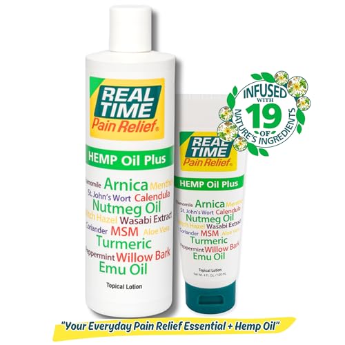 Real Time Pain Relief Hemp Oil Plus - 4oz Tube Advanced Formula - Image 4