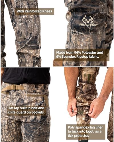 Realtree Men's Camo Hunting Pant - Durable - Image 5