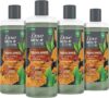 DOVE MEN + CARE Rebalance Body Wash Tea Leaves and Chaga, 4 Count