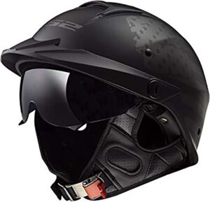 LS2 Rebellion Motorcycle Half Helmet