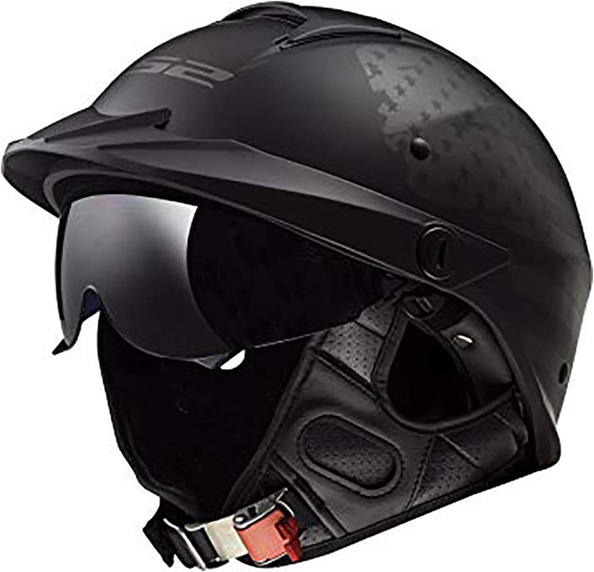 LS2 Rebellion Motorcycle Half Helmet