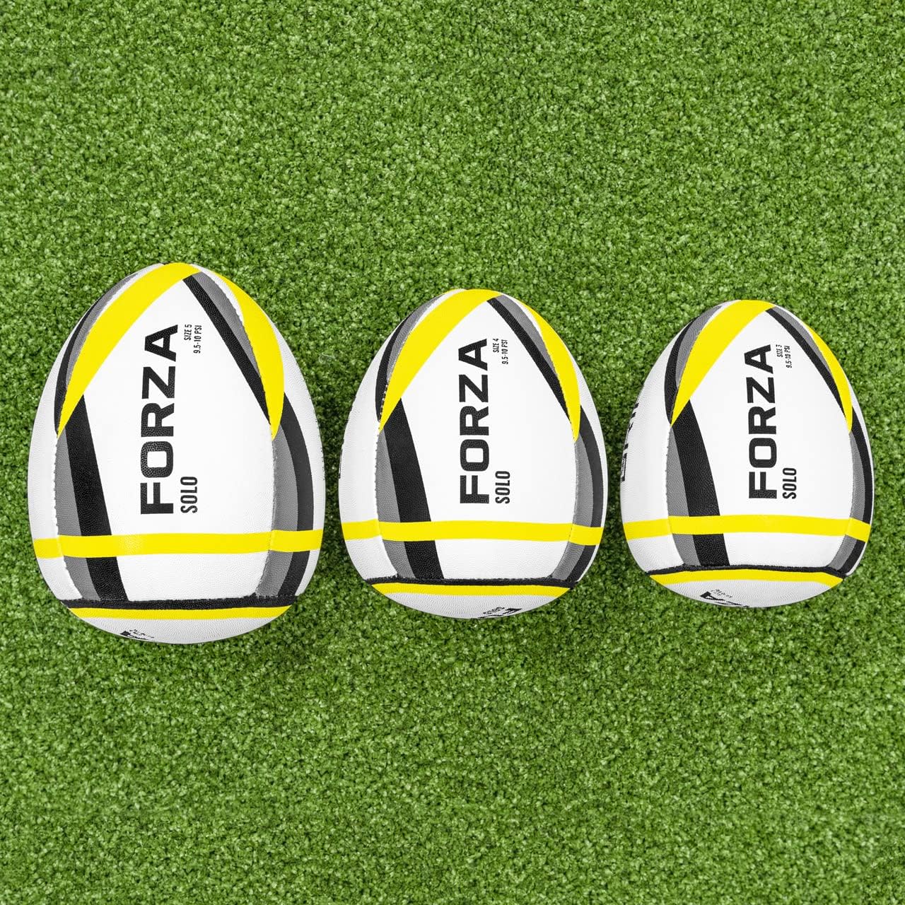 FORZA Rebounder Rugby Ball - Size 3, 4 & 5