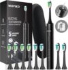 MOPIKO Rechargeable Sonic Toothbrush Kit With 8 Heads