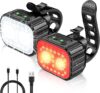 Cuvccn Rechargeable Super Bright Bike Lights Set