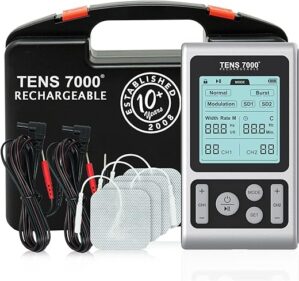 TENS 7000 Rechargeable TENS Unit Muscle Stimulator