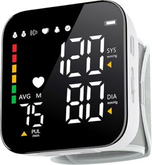 Coverich Rechargeable Wrist Blood Pressure Monitor