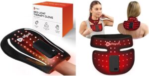 LifePro Red Light Therapy Glove & Neck Wrap