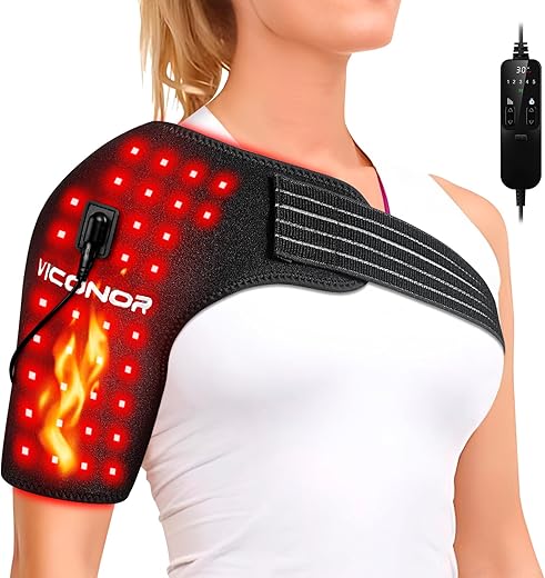 Viconor Red Light Therapy Heated Shoulder Wrap