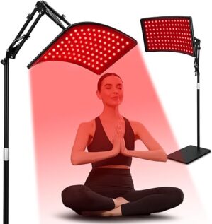 Viconor Red Light Therapy Lamp with Stand