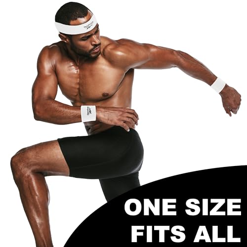 Reebok Athletic Sweatband Set - Headband & Wristbands - Image 3