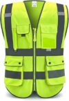 XIAKE Reflective Safety Vest With Pockets