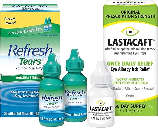 Refresh Refresh Tears Eye Drops & Lastacaft Allergy Relief Combo
