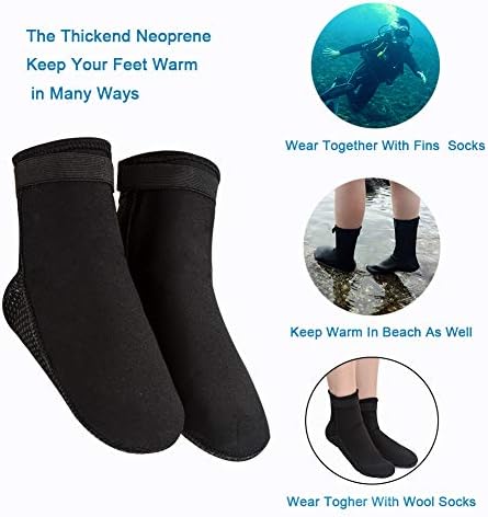 ReHaffe 3mm Neoprene Anti-Slip Dive Socks - Image 3
