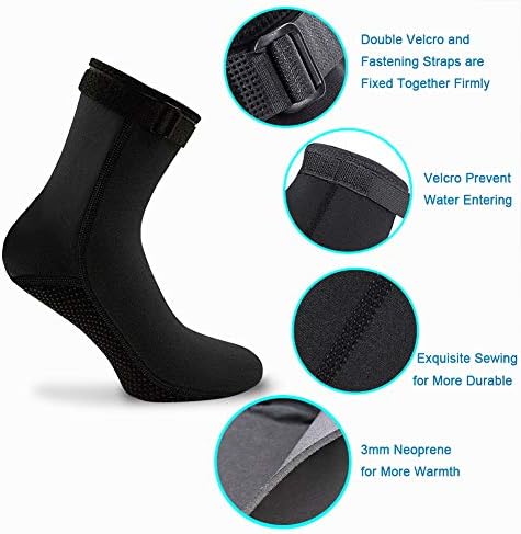 ReHaffe 3mm Neoprene Anti-Slip Dive Socks - Image 2