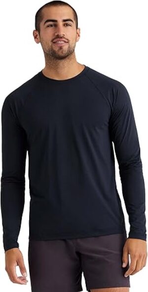 Rhone Reign Men's Long Sleeve Workout Shirts