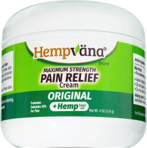 Hempvana Relief Cream With Seed Extract – 4oz
