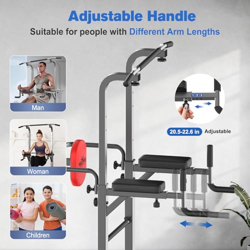 RELIFE REBUILD YOUR LIFE Power Tower Pull Up Bar Station - Image 4
