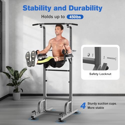 RELIFE REBUILD YOUR LIFE Power Tower Pull Up Bar Station - Image 2