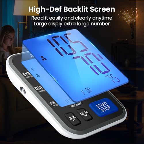 RENPHO Blood Pressure Monitor With Bluetooth Cuff - Image 5